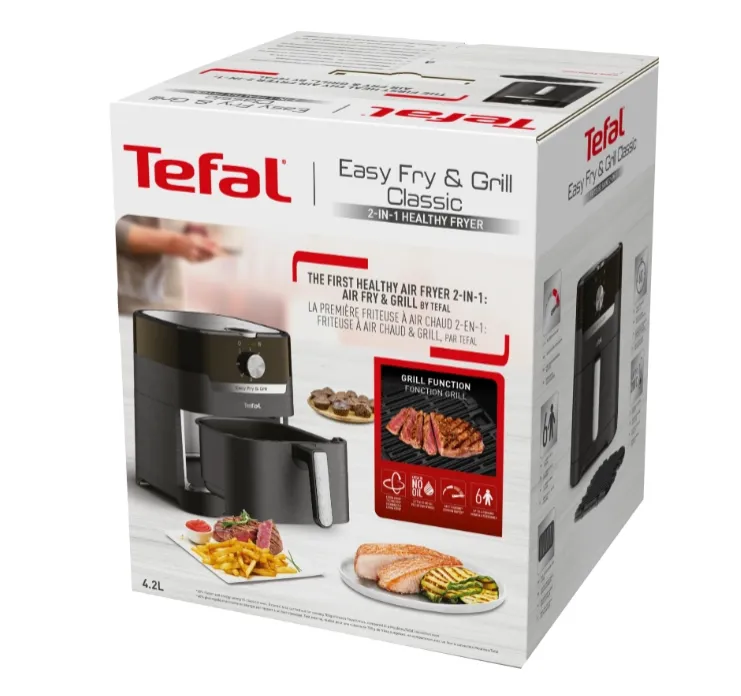 Уред за здравословно готвене, Tefal EY501815, Easy Fry & Grill 2IN1 Classic 4.2L black - image 9