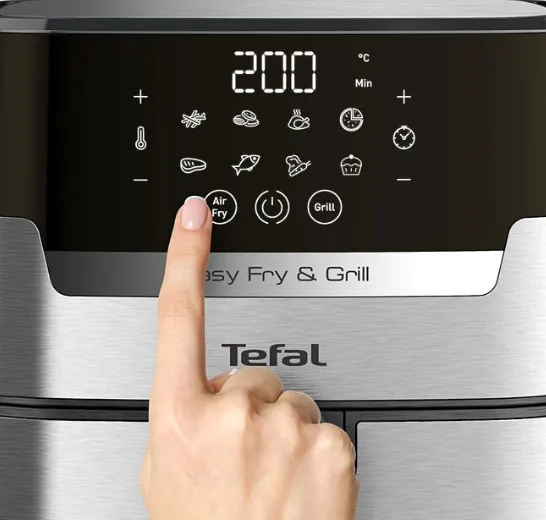 Уред за здравословно готвене, Tefal EY505D15, EASY FRY&GRILL 2IN1 - image 5