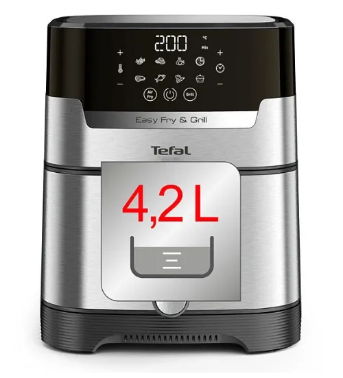 Уред за здравословно готвене, Tefal EY505D15, EASY FRY&GRILL 2IN1 - image 7