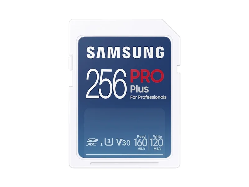 Памет, Samsung 256GB SD PRO Plus + Reader, Class10, Read 160MB/s - Write 120MB/s - image 1