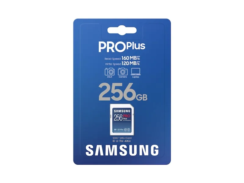 Памет, Samsung 256GB SD PRO Plus + Reader, Class10, Read 160MB/s - Write 120MB/s - image 4