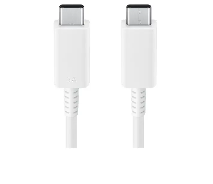 Кабел, Samsung Cable USB-C to USB-C 1.8m (5A) White - image 1