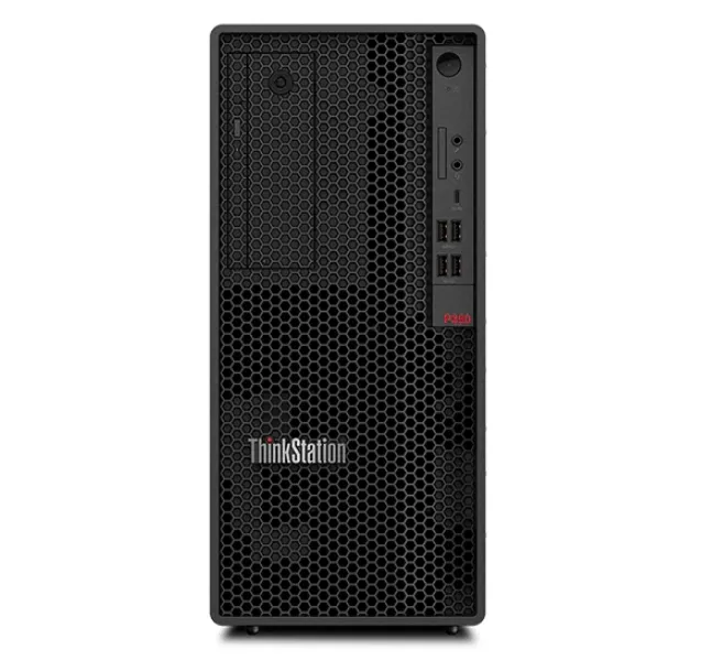 Настолен компютър, Lenovo ThinkStation P350 TW, Intel Core i7-11700 (2.5GHz up to 4.9GHz, 16MB), 16GB (2x8GB) DDR4 3200MHz, 1TB SSD, Intel UHD Graphics 750, KB, Mouse, SD Card Reader, 500W Power Supply, Win 10 Pro, 3Y Onsite - image 3