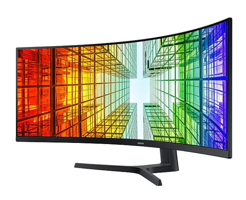 Монитор, Samsung 49" 49A950 VA QLED, 120 Hz, 4 ms GTG, 5120x1440, 350 cd/m2, 3000:1, HDR 400, Eye Saver, Flicker Free, USB Type C, LAN, 3xUSB 3.0, Display Port, 2xHDMI, Speakers, Headphone Jack, 178°/178°, Black - image 2