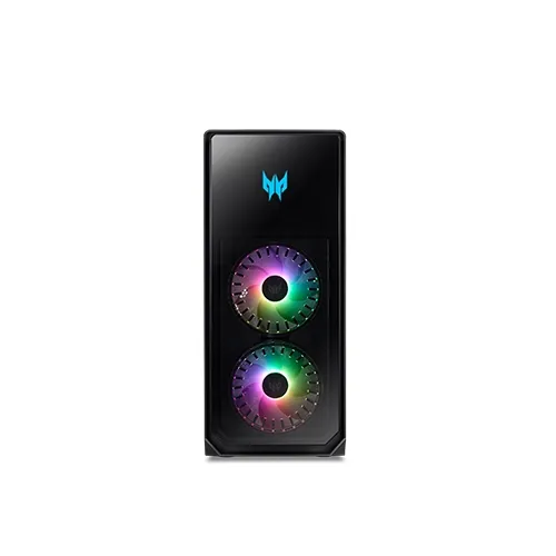 Настолен компютър, Acer Predator PO5-640, Core i5-12400 (2.50GHz up to 4.40GHz, 18MB), 2*8GB DDR5 4800MHz, 512GB PCIe SSD, M.2 slot free, GeForce RTX 3070 8GB GDDR6, 4*USB 2.0, 4*USB 3.2, 5*Audio jack, WIFI 6E, BT 5.0, 800W, Tempered Glass Side Panel, No OS