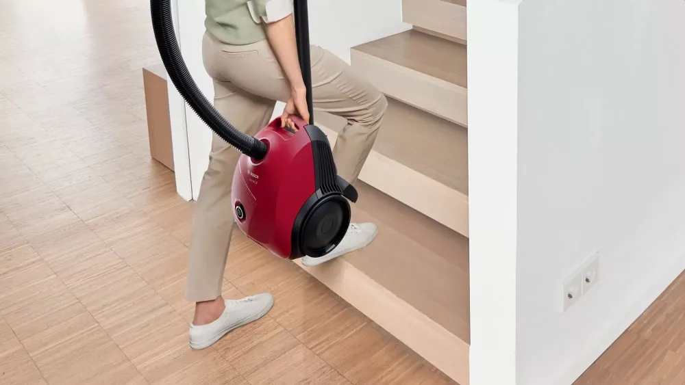 Прахосмукачка, Bosch BGBS2RD1, Vacuum cleaner with bag Red, Series 2 - image 3
