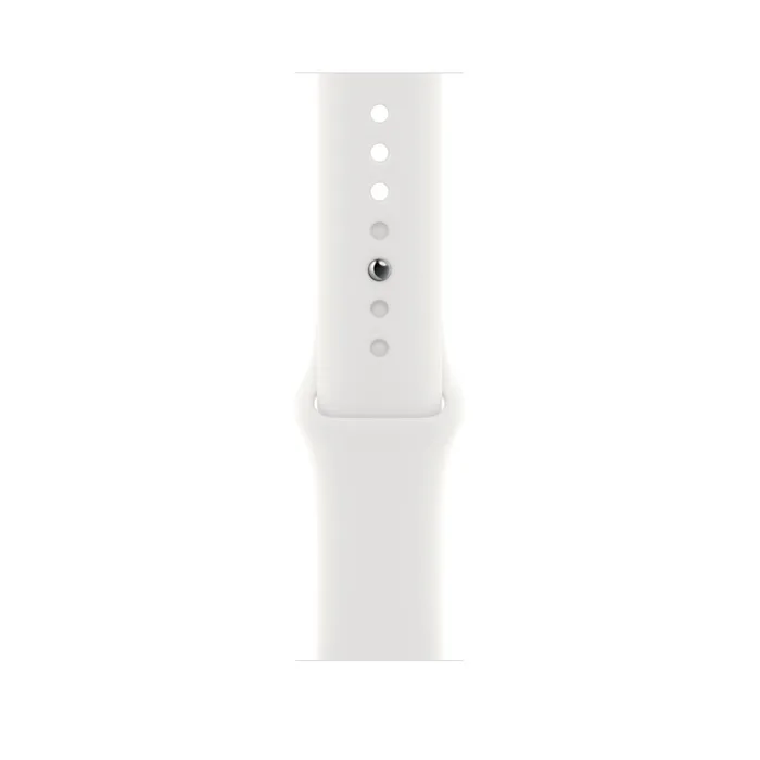Часовник, Apple Watch SE2 GPS 44mm Silver Aluminium Case with White Sport Band - Regular - image 2
