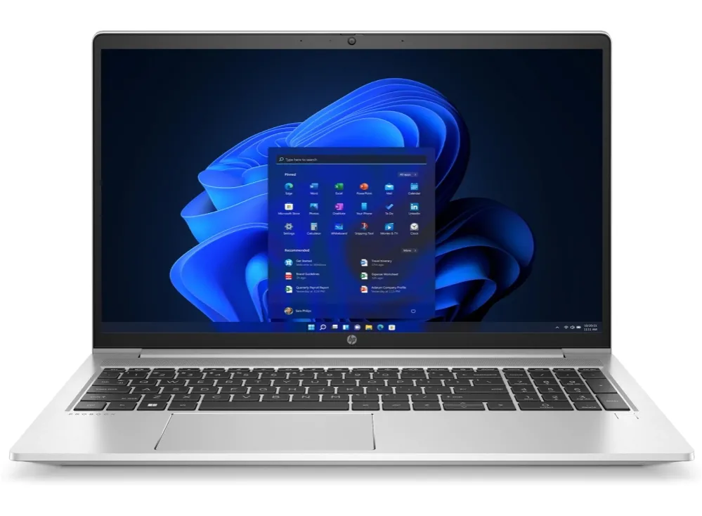 Лаптоп, HP ProBook 450 G9, Core i5-1235U(up to 4.4GHz/12MB/10C), 15.6" FHD UWVA AG, 8GB 3200Mhz 1DIMM, 512GB PCIe SSD, NVIDIA GeForce MX570A 2GB GDDR6, WiFi 6AX211 a/x + BT 5.2, FPR, Backlit Kbd, 3C Batt, Free DOS, 2Y NBD On Site