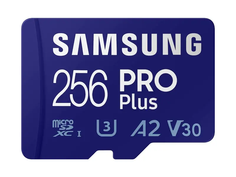 Памет, Samsung 256GB Micro SD PRO Plus + Reader, Class10, Read 160MB/s - Write 120MB/s - image 1