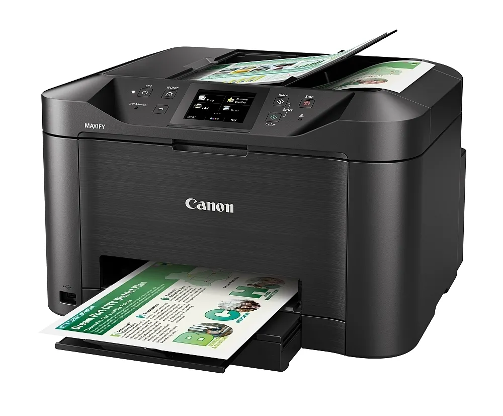 Мастилоструйно многофункционално устройство, Canon Maxify MB5150 All-In-One, Fax, Black + Krups KP1A0531, Dolce Gusto PICCOLO XS, 1340-1600 W, 0.8l, 15 bar, Red - image 3