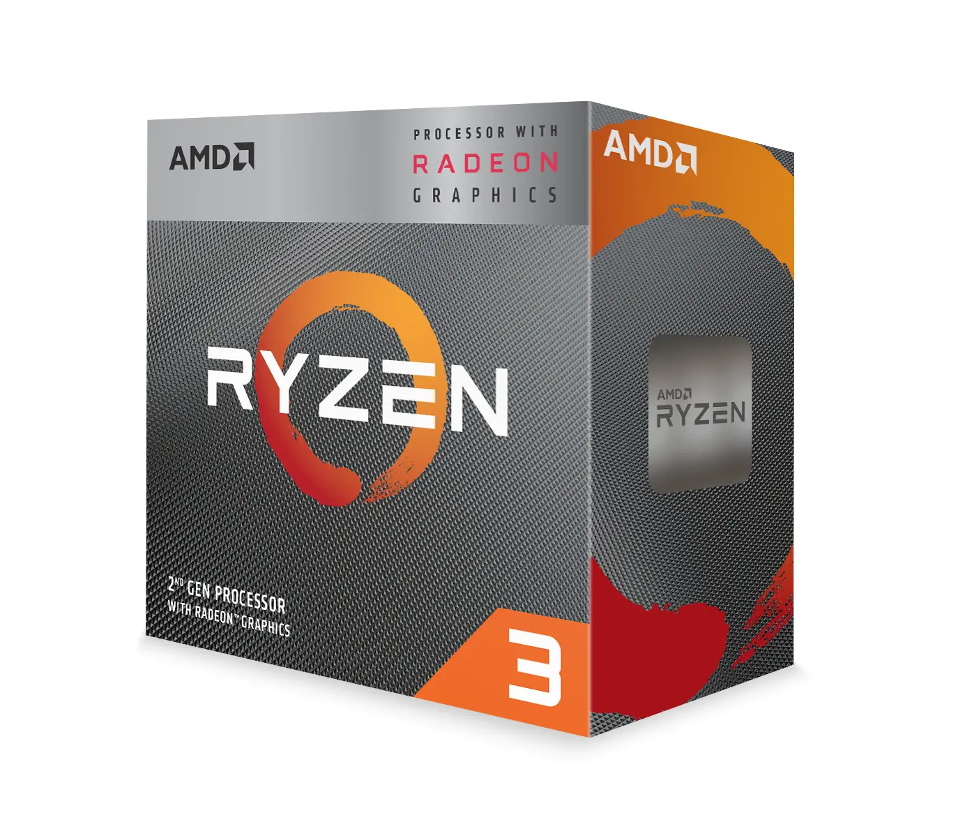 Процесор, AMD Ryzen 3 3200G 4C/4T (3.6GHz / 4.0GHz Boost, 6MB, 65W, AM4) - image 1