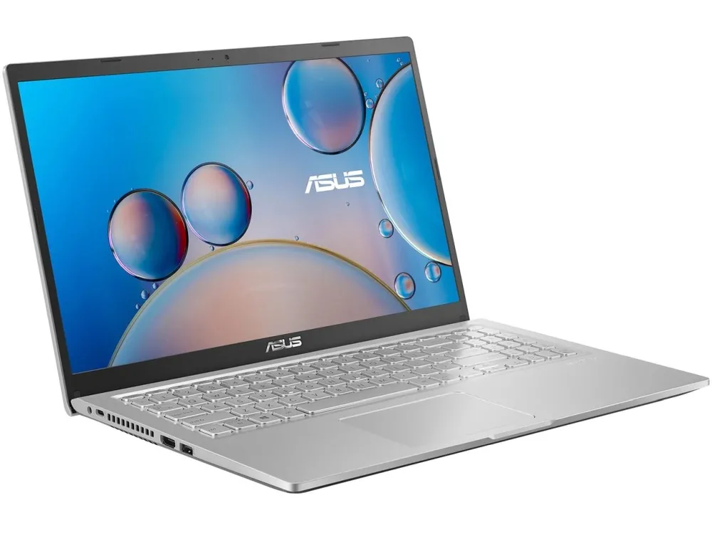 Лаптоп, Asus X515EA-BQ322,Intel Core i3-1115G4 3.0 GHz,(6M Cache, up to 4.1 GHz), 15.6" FHD(1920x1080), DDR4 8GB (4 GB on BD),512G PCIEG3 SSD, No OS,Transparent Silver - image 1