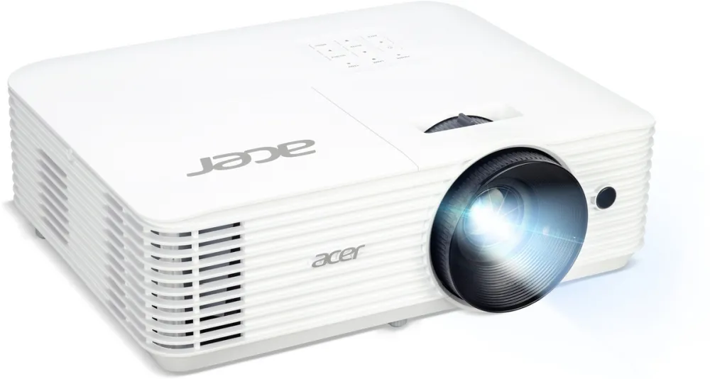 Мултимедиен проектор, Acer Projector H5386BDi, DLP, WXGA (1280 x 720), 5000 ANSI Lumens, 20000:1, 3D, Wireless dongle included, HDMI, VGA, RS-232, Audio in, RCA, Wifi, Speaker 3W, Bag, 2.75kg, White