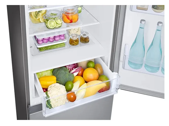 Хладилник, Samsung RB33B610FSA/EF, Refrigerator, Fridge Freezer,344L (230l/114l), Energy Efficiency F, SpaceMax, No Frost, All-Around Cooling, DIT, Stainless steel - image 6