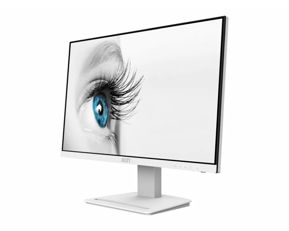 Монитор, MSI PRO MP243W, 23.8", 1920x1080 (FHD), 75Hz, 7ms, IPS, 250 nits, Flat, HDMI and DisplayPort, Anti-Flicker and Less Blue Light, Display Kit, Standard VESA, 24M, WHITE - image 1