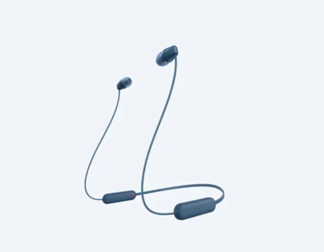 Слушалки, Sony Headset WI-C100, blue