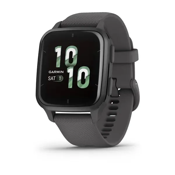 Garmin Venu® Sq 2 - Slate безел с Shadow Grey корпус и силиконова каишка 010-02701-10