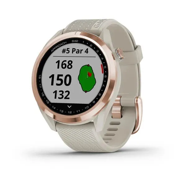 Garmin Approach® S42 - Rose Gold с Light Sand каишка 010-02572-02