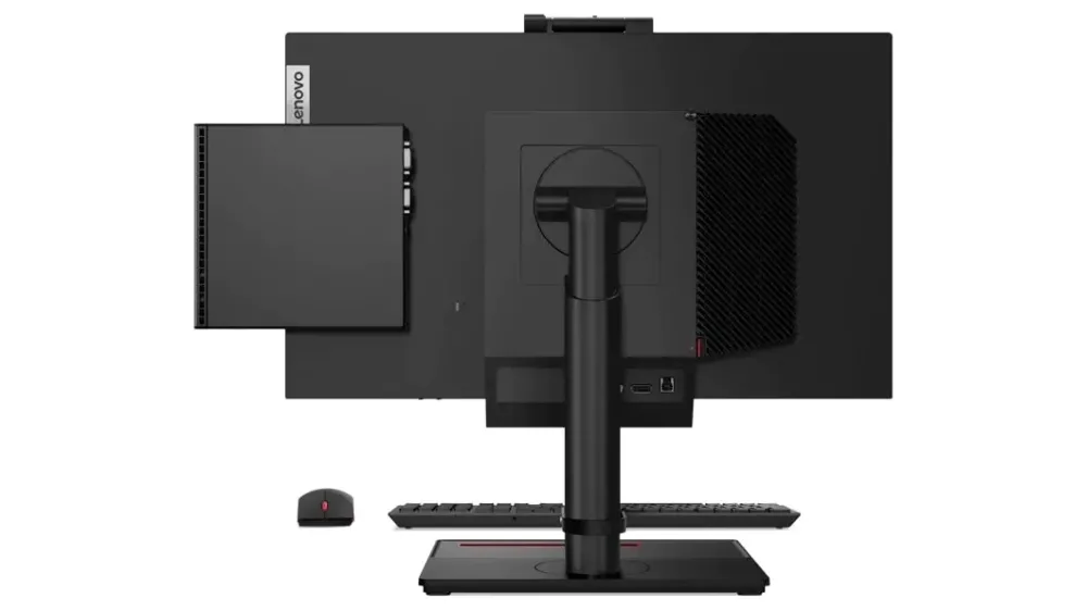 Настолен компютър, Lenovo ThinkCentre M70q G3 Tiny Intel Core i5-12400T (up to 4.2GHz, 18MB), 8GB DDR4 3200MHz, 512GBGB SSD, Intel UHD Graphics 730, KB, Mouse, WLAN, BT, VESA Mount, Win11 Pro, 3Y - image 1
