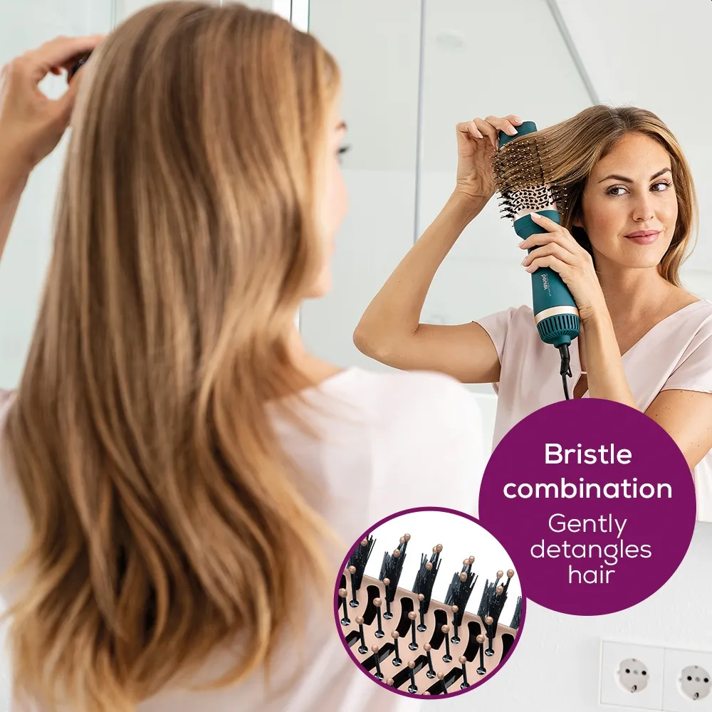 Електрическа четка за коса, Beurer HC 45 Ocean 2-in-1 volumising hair dryer brush,  ionic function, caremic coating, 1000W, 2 heat and blower settings incl. cold air function - image 2