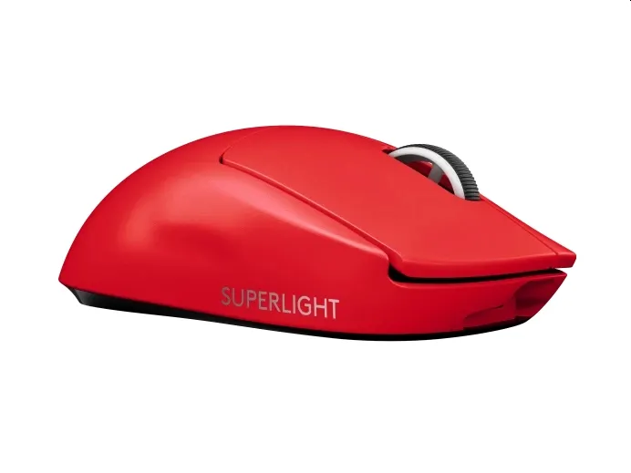 Мишка, Logitech G Pro X Superlight Wireless Mouse, Lightspeed Wireless 1ms, HERO 25K DPI Sensor, 400 IPS, Onboard Memory, >63g, Red - image 1