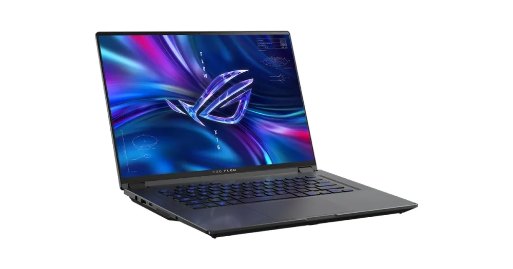 Лаптоп, Asus ROG Flow X16 GV601RM-M6007W, AMD Ryzen 7 6800HS, (8-core/16-thread, 20MB cache, up to 4.7 GHz max boost), 16"QHD+ 16:10 (2560 x 1600, WQXGA)165Hz,Touch,16GB DDR5 4800( 16GBon bd),1TB PCIE NVME,NVIDIA GeForce RTX 3060 GDDR6 6GB,Illum. Kbd,Win11, Gray - image 2