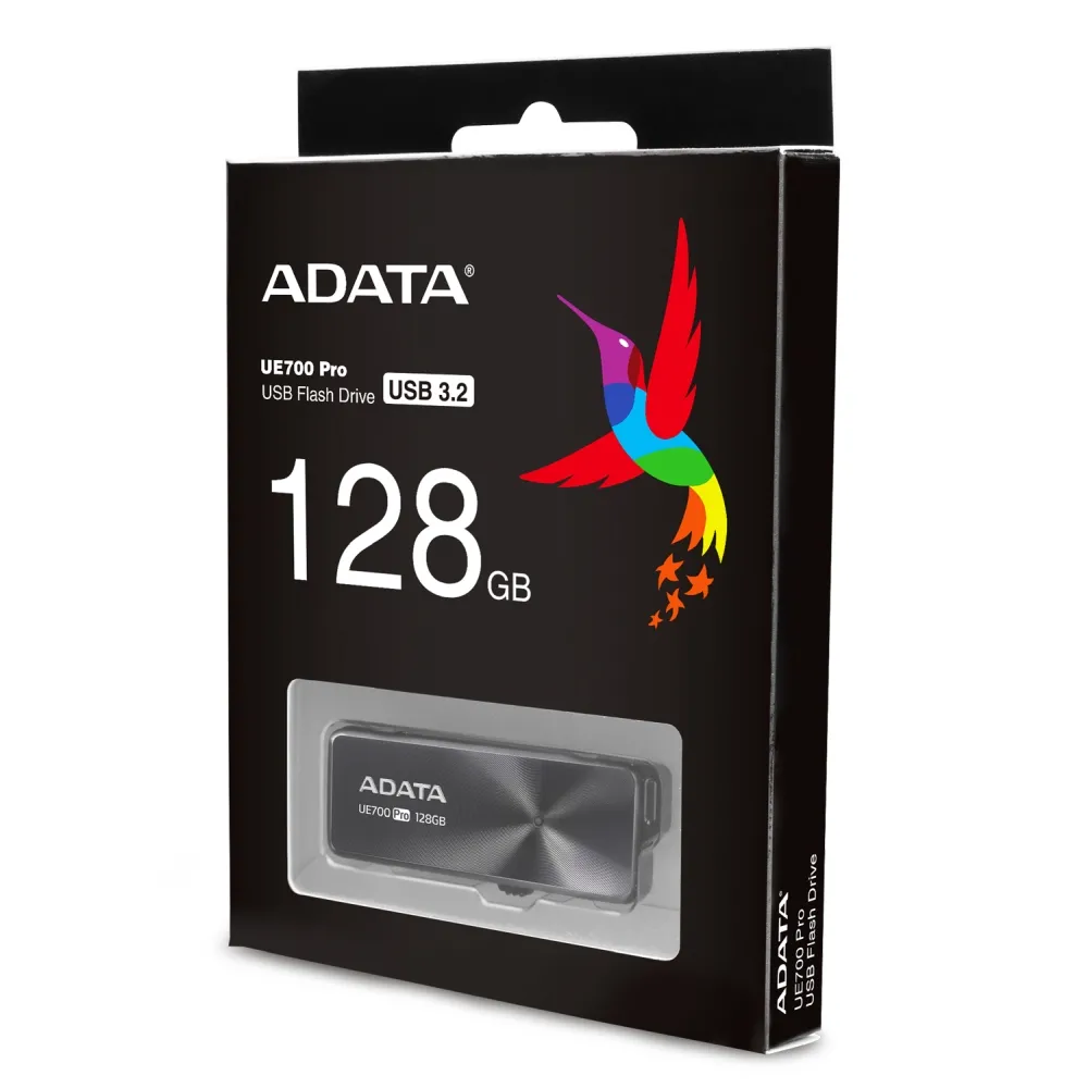 Памет, Adata 128GB UE700PRO USB 3.2 Gen1-Flash Drive Black - image 4
