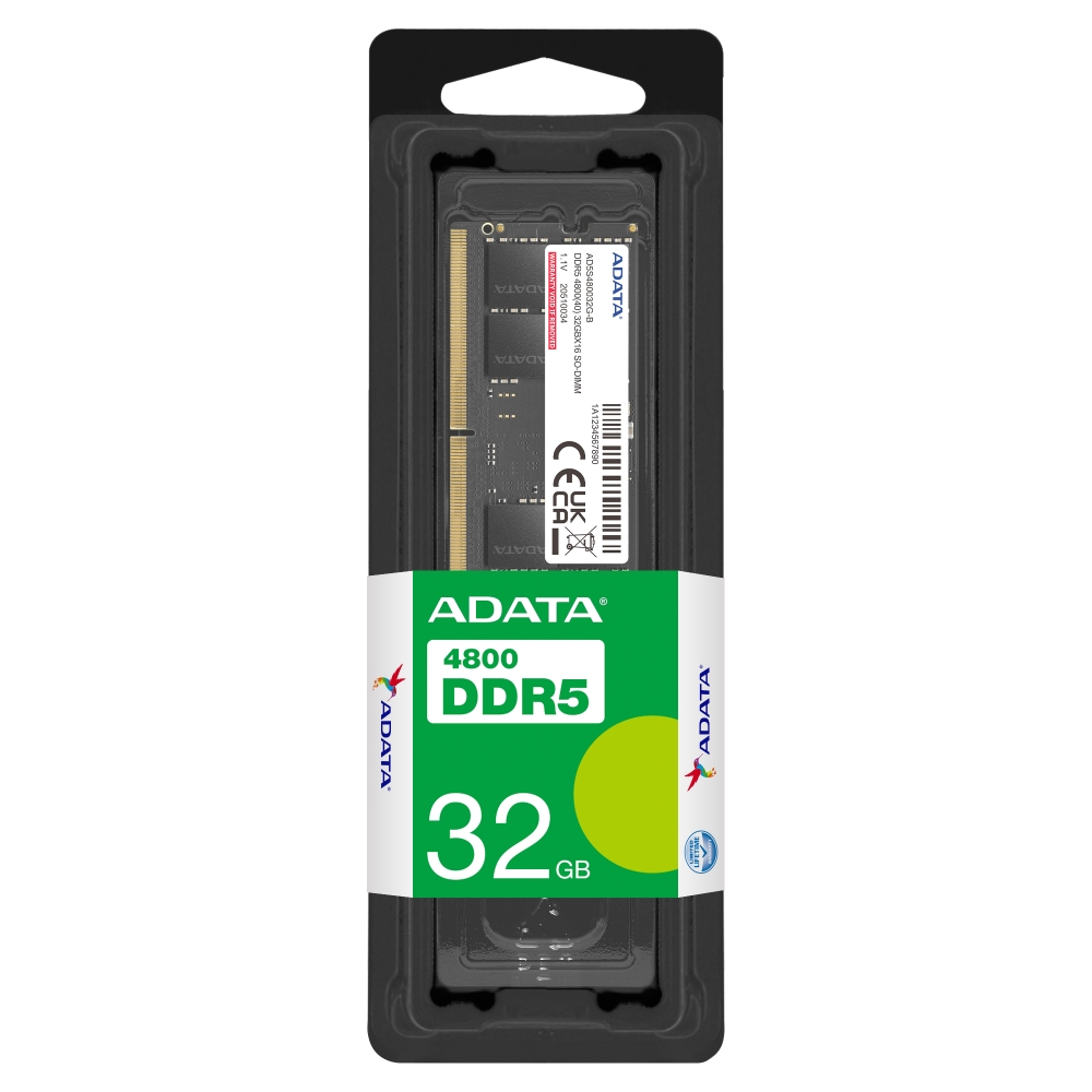 Памет, ADATA 32GB DDR5 4800 MHz SO-DIMM - image 1