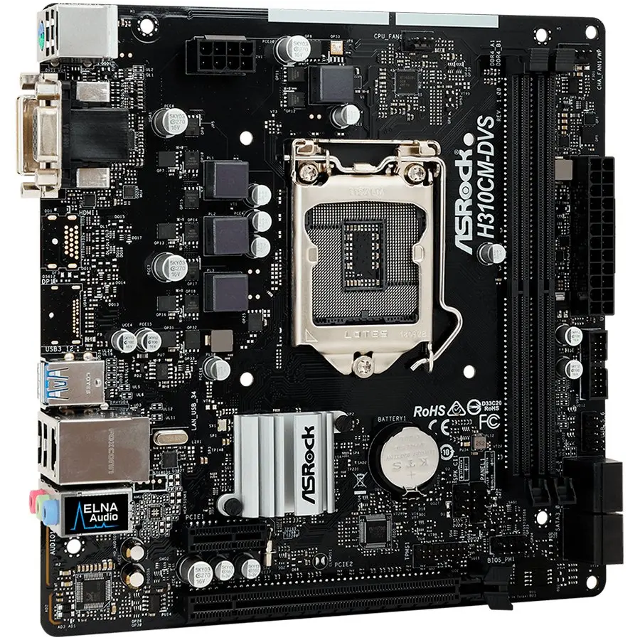 Дънна платка, ASROCK H310CM-DVS - image 1