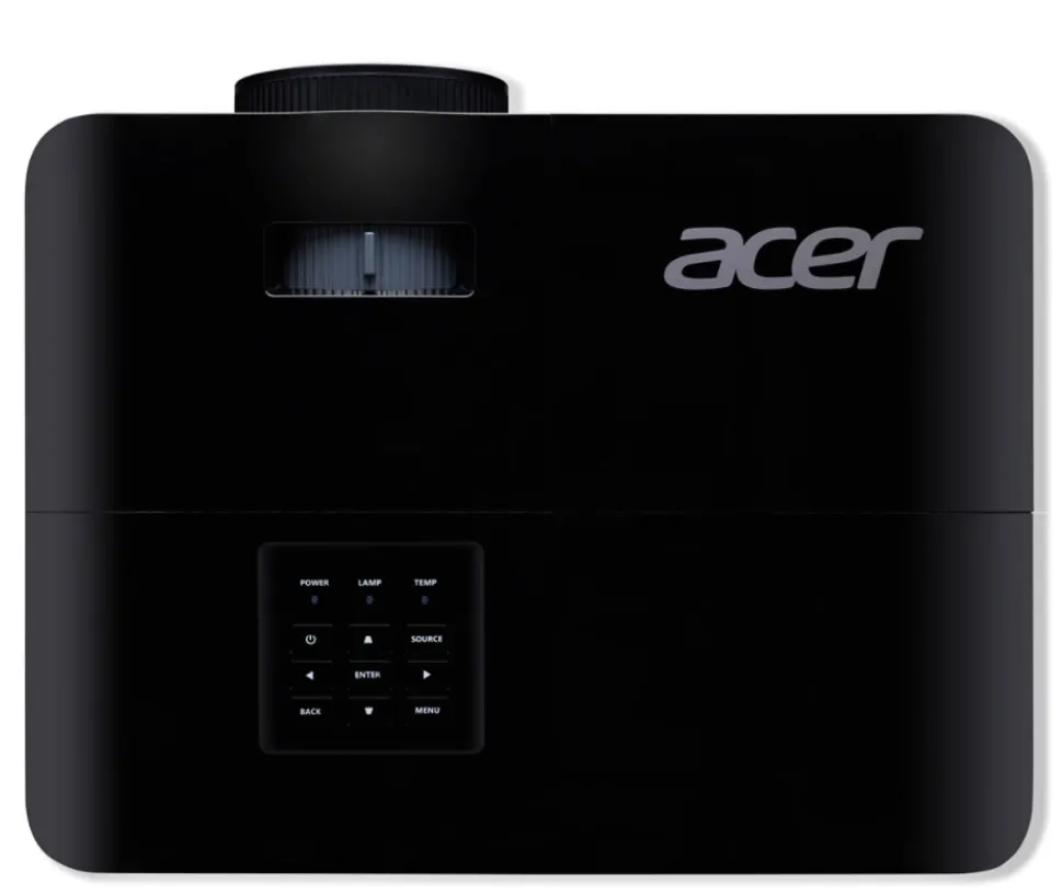 Мултимедиен проектор, Acer Projector X1228i, DLP, XGA (1024x768), 4800 ANSI Lm, 20 000:1, 3D, Auto keystone, HDMI, WiFi, VGA in, USB, RCA, RS232, Audio in/out, DC Out (5V/1A), 3W Speaker, 2.7kg, Black - image 3