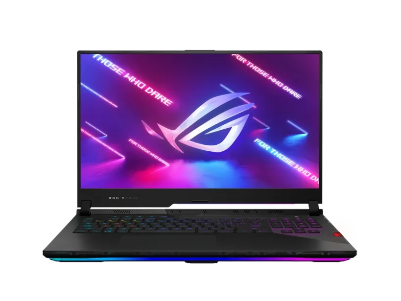Лаптоп, Asus ROG Strix SCAR 17 G733ZS-LL010W, Intel i9-12900H 2.5 GHz (24M Cache, up to 5.0 GHz, 14 cores),17.3" WQHD (2560x1440,16:9) 240Hz, 32GB DDR5 4800 (2*16), PCIE NVMe 1TB M.2 SSD, NVIDIA GeForce RTX 3080 8GB GDDR6,Wi-Fi 6,RGB Per-Key Kbd, Windows 11 Ho