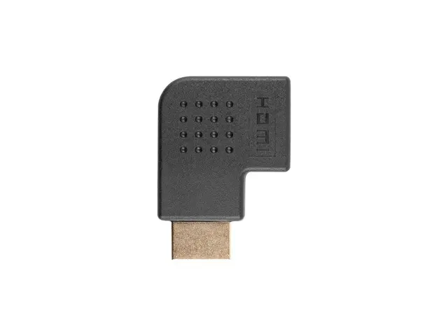 Адаптер, Lanberg Adater HDMI(M)->HDMI(F) Adater Angled Left Black - image 2