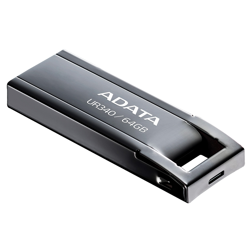 Памет, ADATA UR340 64GB USB 3.2 Black - image 1