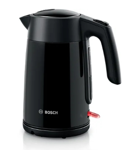 Електрическа кана, Bosch TWK7L463, Kettle, 2400 W, 1.7 l, Black