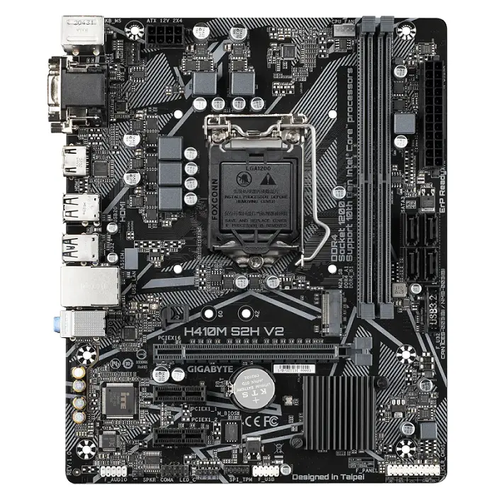 Дънна платка, GIGABYTE GB H410M S2H V2 /LGA1200 - image 1