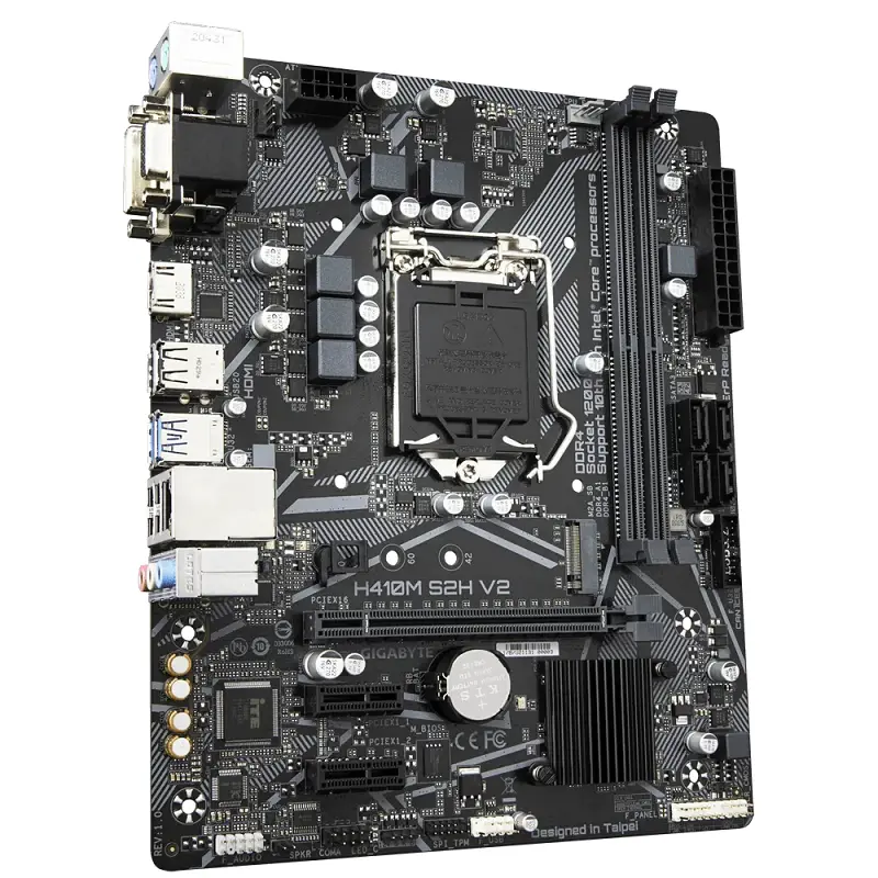 Дънна платка, GIGABYTE GB H410M S2H V2 /LGA1200 - image 2