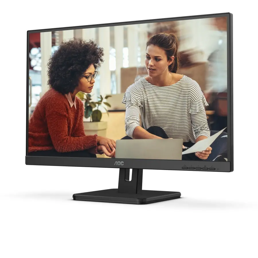 Монитор, AOC Q27E3UAM, 27" VA WLED, 2560x1440@75Hz, 4ms, 350cd m/2, 4000:1, AdaptiveSync, FlickerFree, Low Blue Light, 2Wx2, Tilt, HDMI, DP, USB Hub - image 1