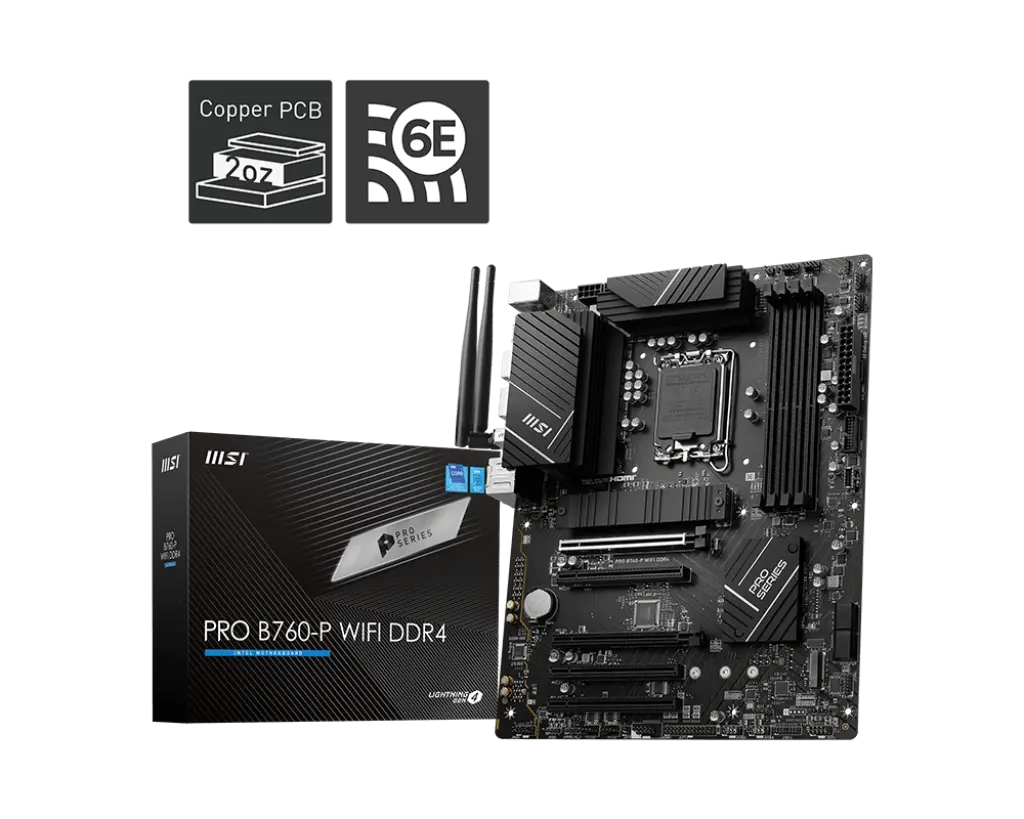 Дънна платка, MSI PRO B760-P WIFI DDR4