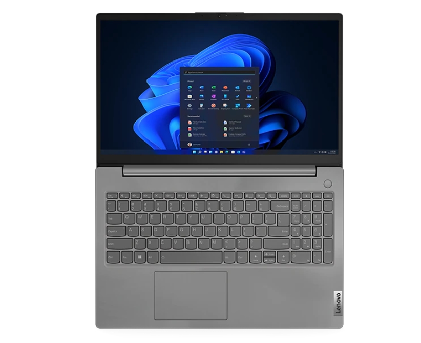 Лаптоп, Lenovo V15 G3 Intel Core i3-1215U ( up to 4.4GHz, 10MB), 8GB (4+4) DDR4 3200MHz, 256GB SSD, 15.6" FHD (1920x1080) TN AG, Intel UHD Graphics, HD 720p Cam, WLAN, BT, 2 cell, Black, DOS, 2Y