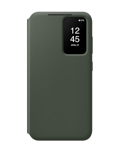 Калъф, Samsung S23 S911 Smart View Wallet Case, Green