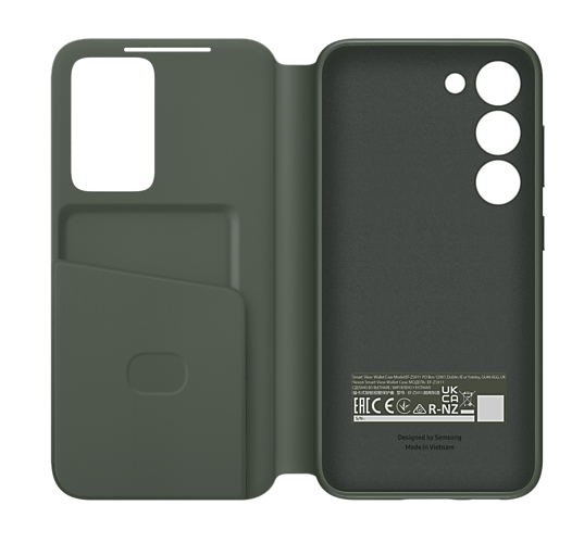 Калъф, Samsung S23 S911 Smart View Wallet Case, Green - image 2
