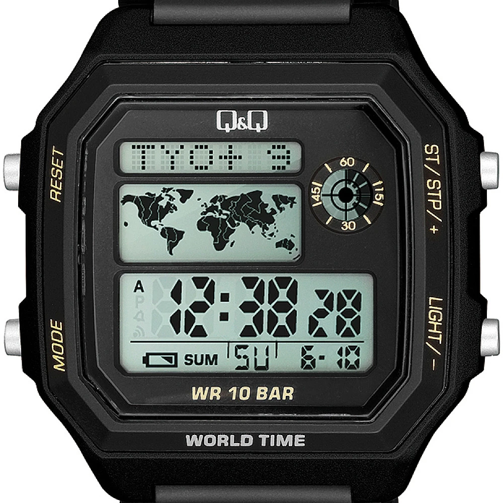 Мъжки часовник Q&Q World Time - M196J002Y - image 1
