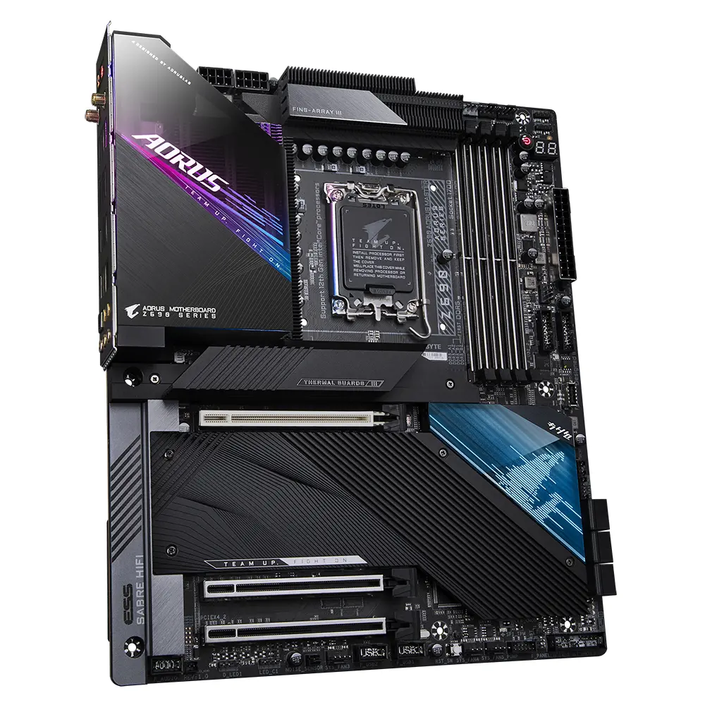Дънна платка GIGABYTE Z690 AORUS MASTER, LGA 1700, ATX, Wi-Fi 6E, RGB Fusion, DDR5 - image 1