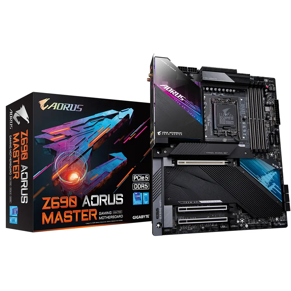 Дънна платка GIGABYTE Z690 AORUS MASTER, LGA 1700, ATX, Wi-Fi 6E, RGB Fusion, DDR5 - image 4