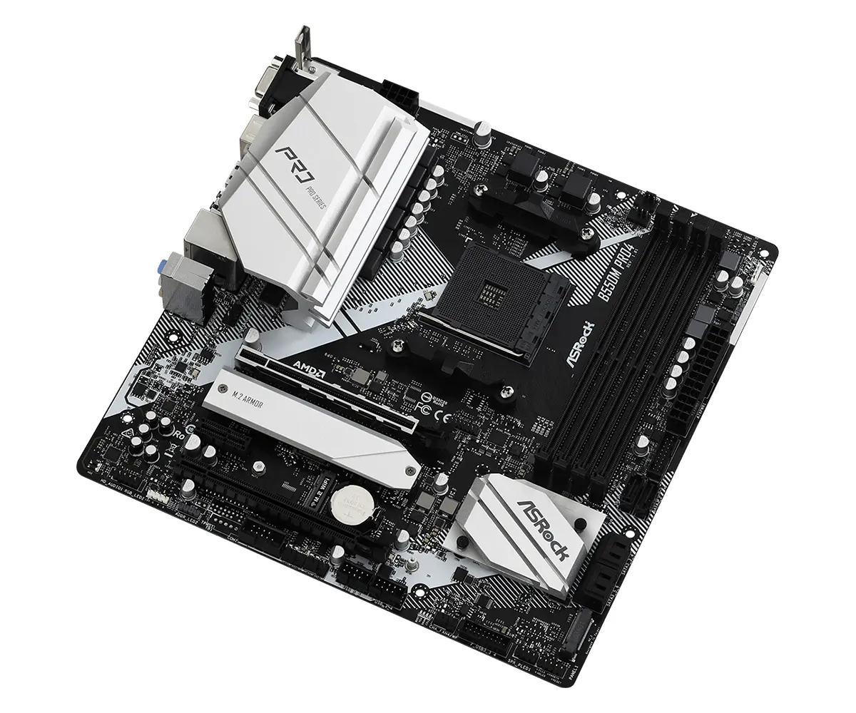 Дънна платка ASRock B550M Pro4, AM4, 4xDDR4 - image 1