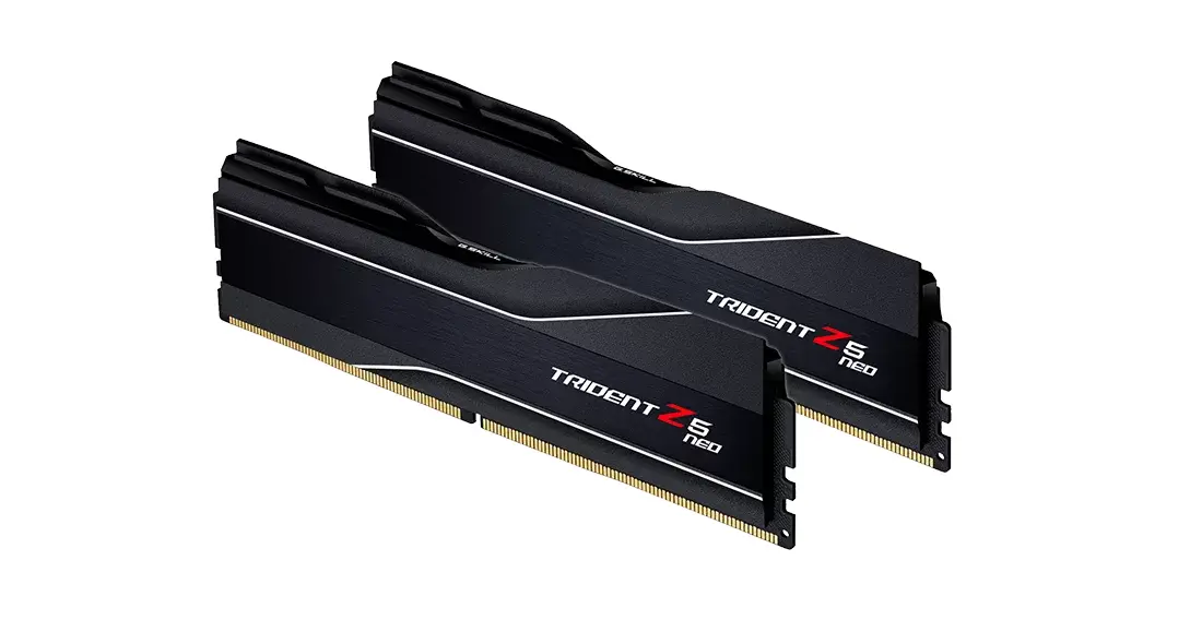Памет G.SKILL Trident Z5 Neo Black 64GB(2x32GB) DDR5 PC5-48000 6000MHz CL32 F5-6000J3238G32GX2-TZ5N - image 2