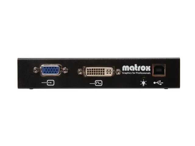 Външен мулти-дисплей адаптер Matrox T2G-D3D-IF за едновременна работа на 3 монитор с DVI/VGA вход - image 3