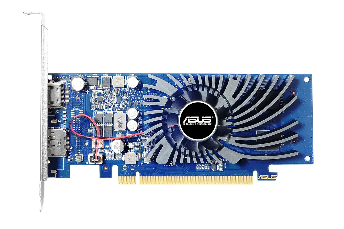 Видеокарта ASUS GeForce GT 1030 2GB GDDR5 Low Profile, 1x DVI-D, 1x HDMI 2.0, 64-bit