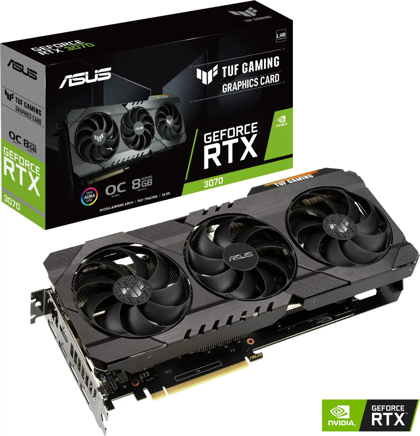 Видеокарта ASUS TUF Gaming GeForce RTX 3070 V2 OC Edition 8GB GDDR6 - image 7