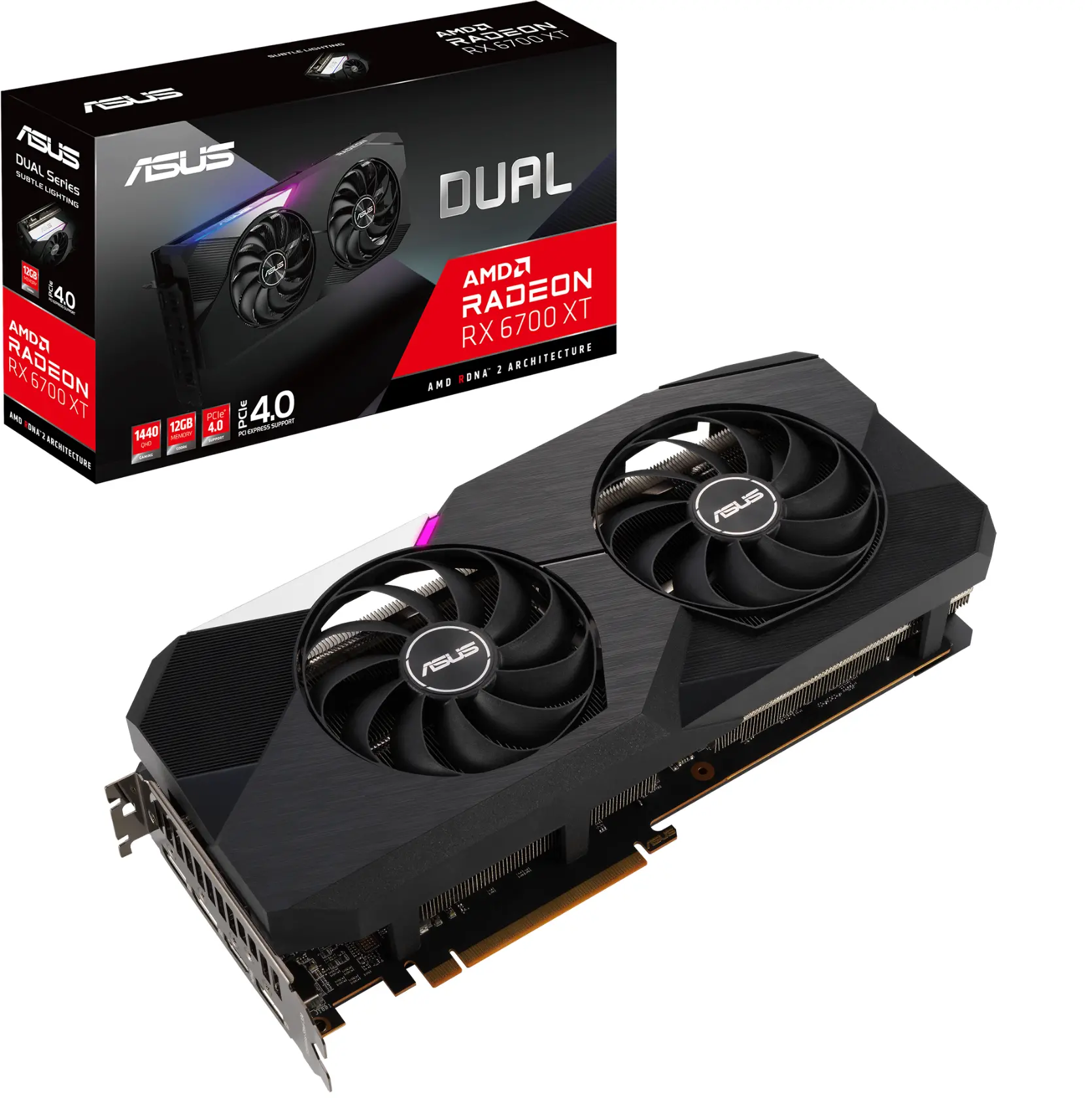 Видеокарта ASUS Dual Radeon RX 6700 XT OC Edition 12GB GDDR6 - image 9